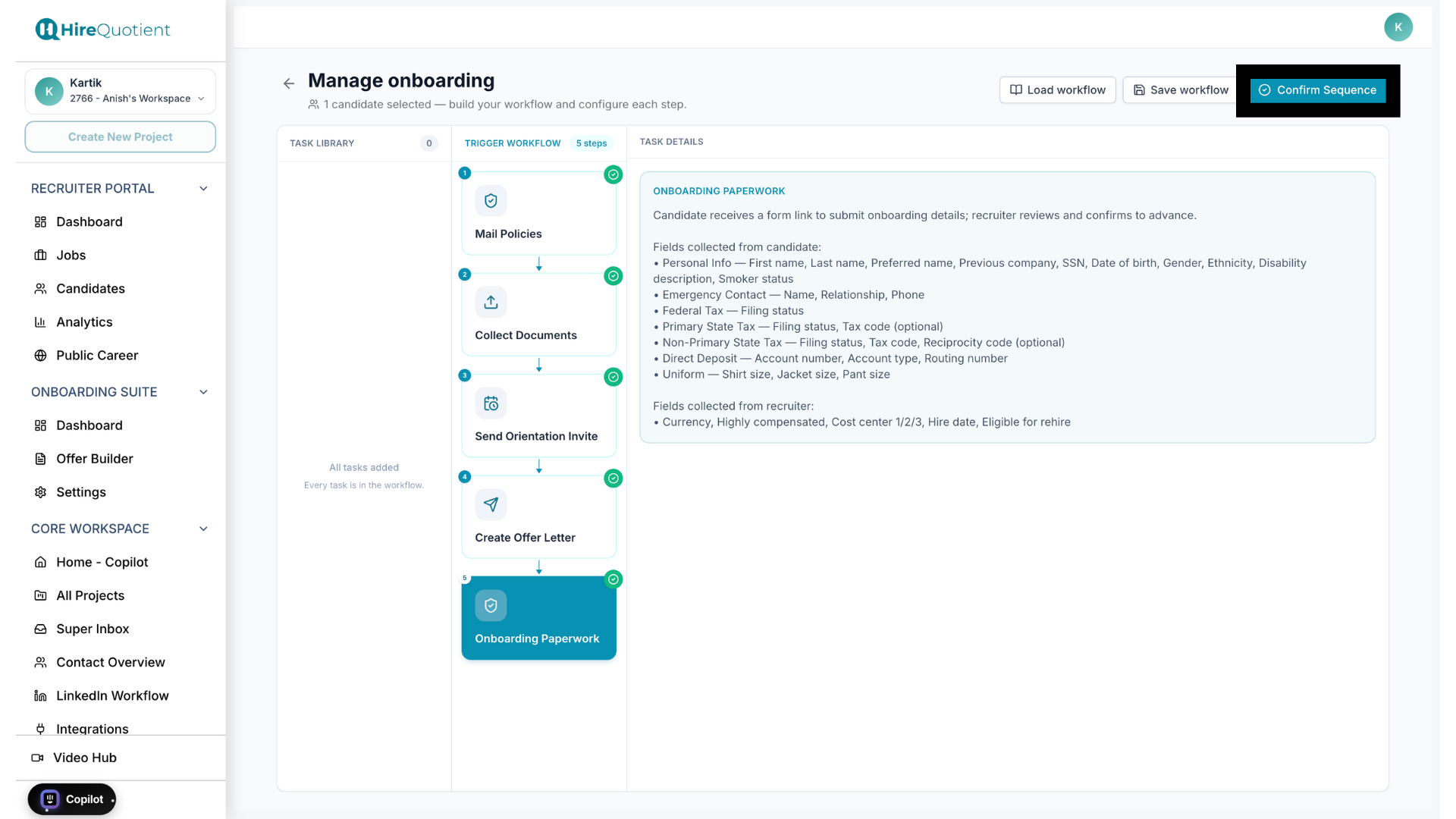 Onboarding Paperwork: the last step